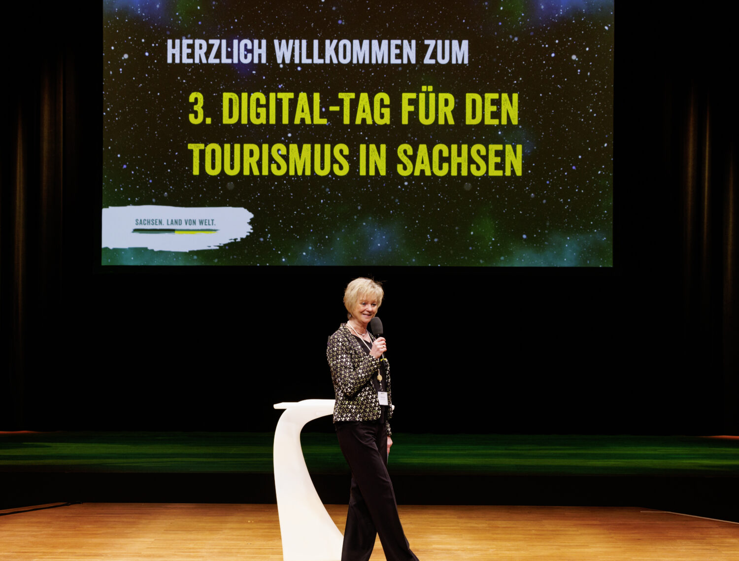 3. Digital-Tag für den Tourismus in Sachsen - Begrüßung durch Veronika Hiebl