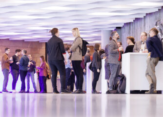 3. Digital-Tag für den Tourismus in Sachsen - Teilnehmer im Foyer