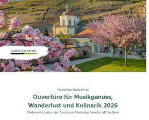Titelbild der Tourismusnachrichten der TMGS Ausgabe "Die Jahreshighlights 2026 - Sonderausgabe zur ITB"