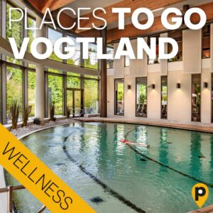 Werbegrafik für die Podcast-Serie Wellness - Places To Go Vogtland