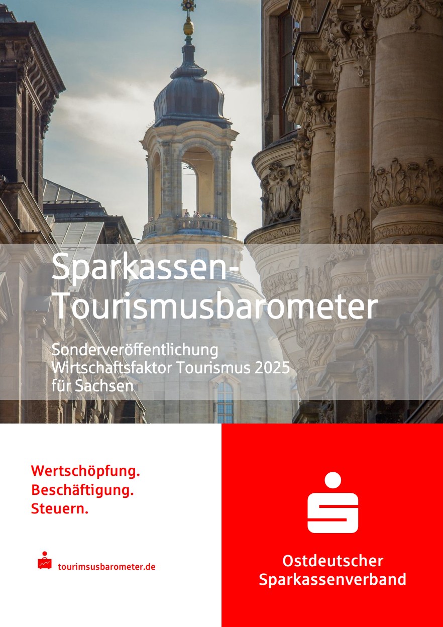 Titelmotiv Sonderveröffentlichung "Wirtschaftsfaktor Tourismus für den Freistaat Sachsen“
